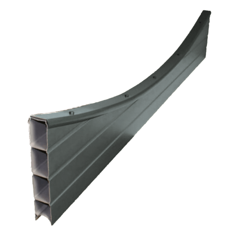 PVC Composite Fence Concave Top Graphite image